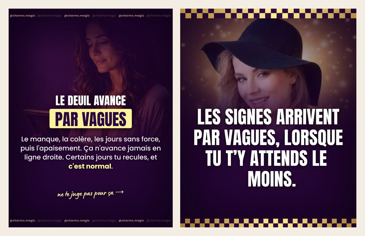 Post original admiré — médiumnité, signes de l'au-delà