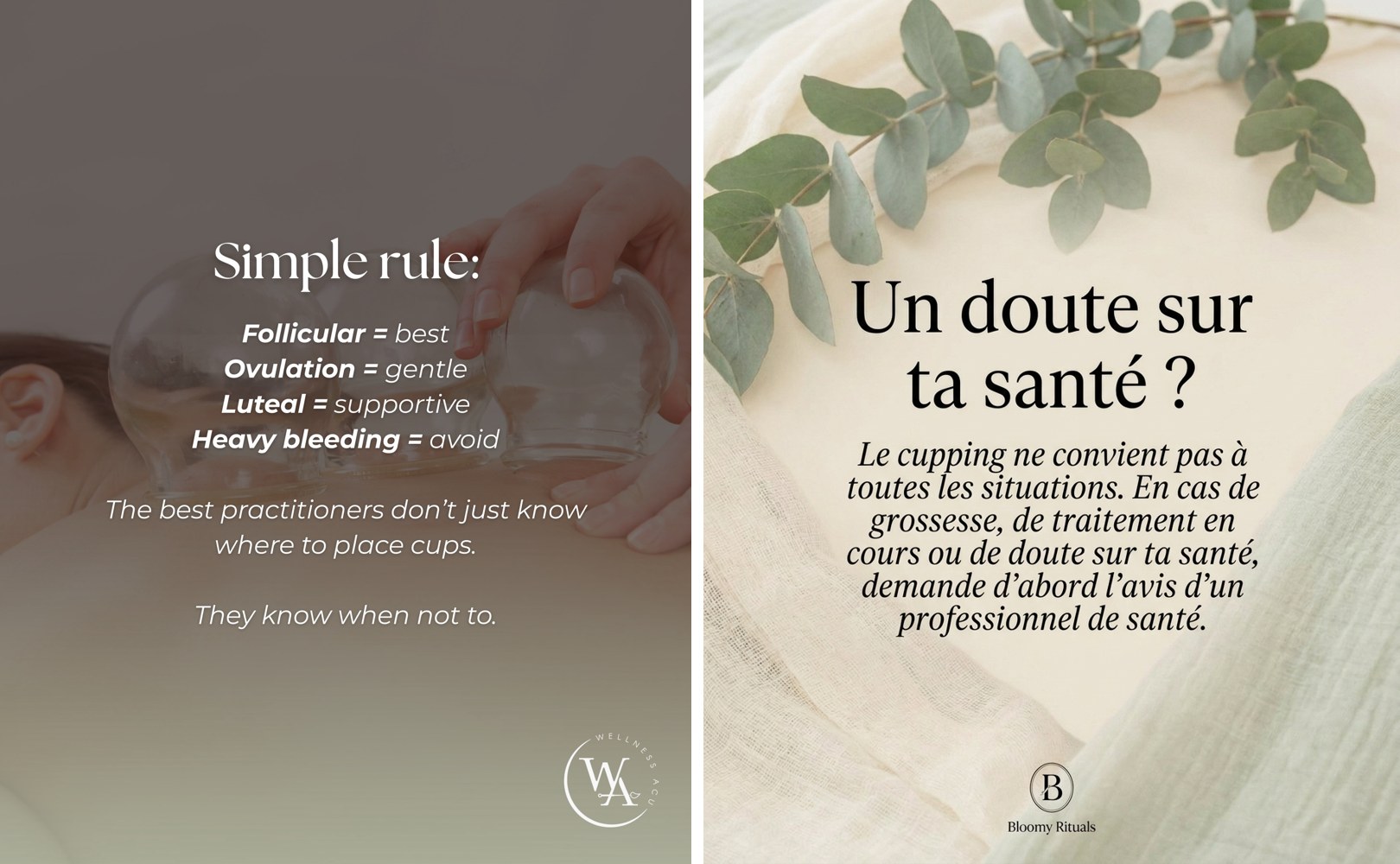 Slide 8 — le cupping, ta première séance