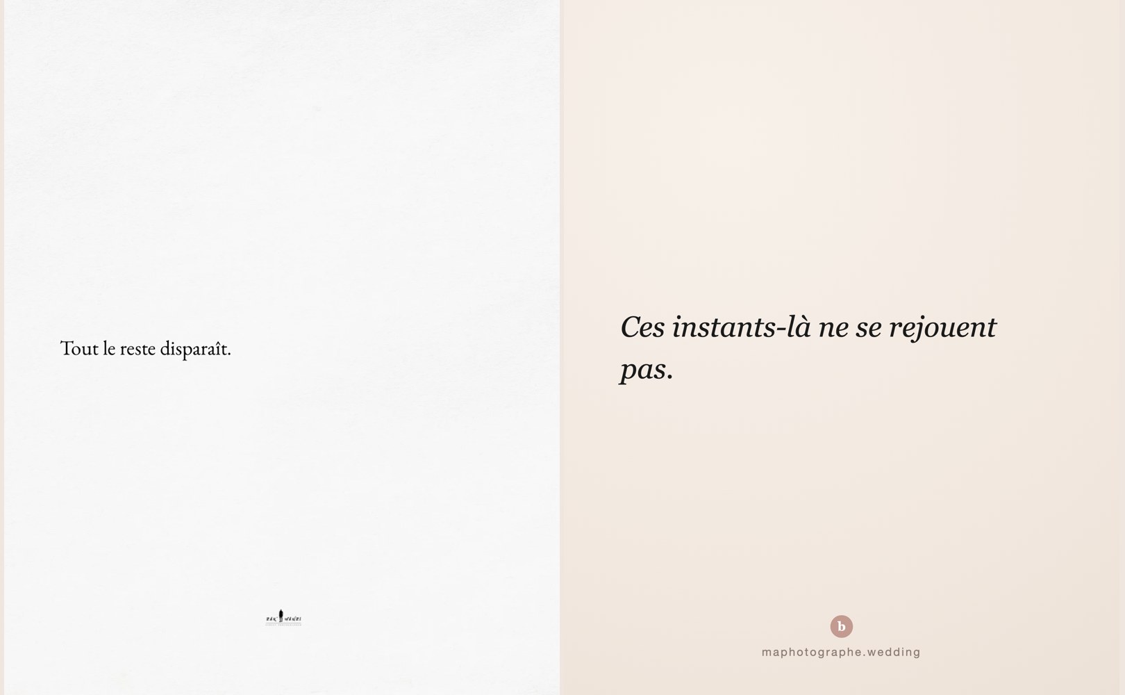 Slide 7 — photographie de mariage