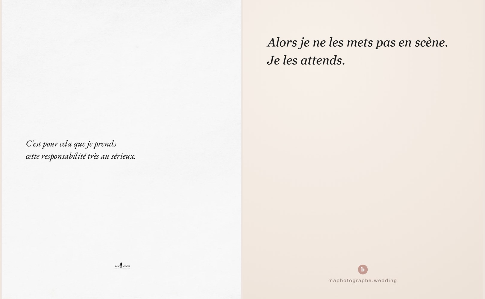 Slide 8 — photographie de mariage