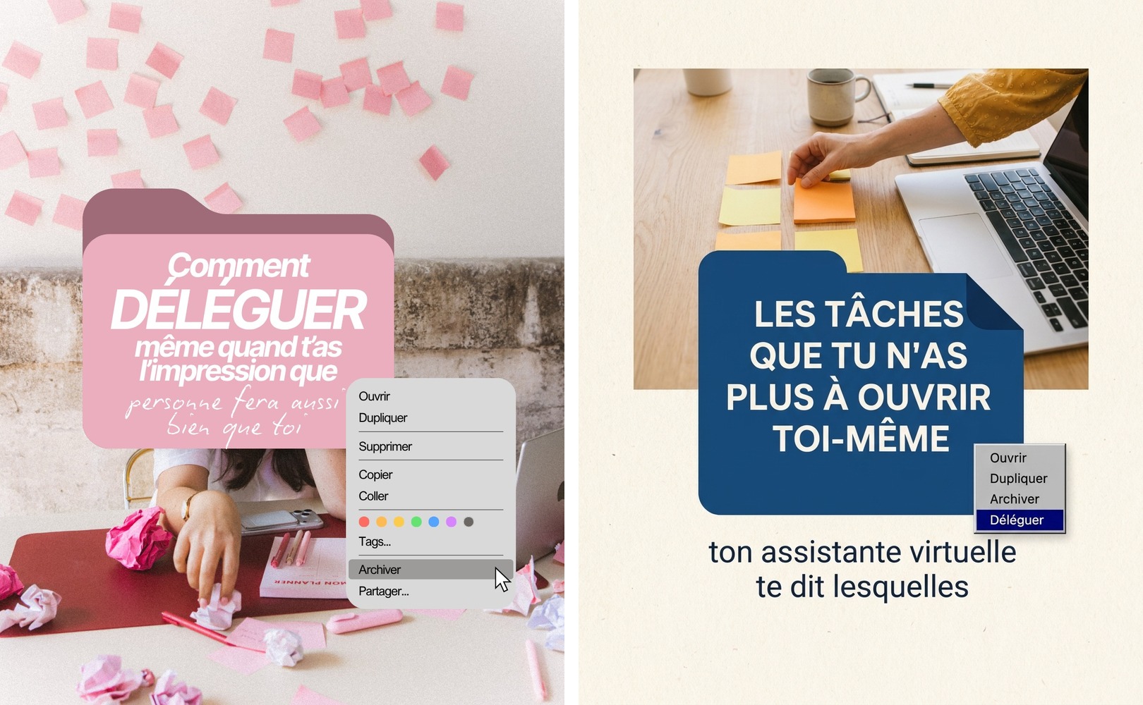 Post original admiré — assistante virtuelle et coach sportive