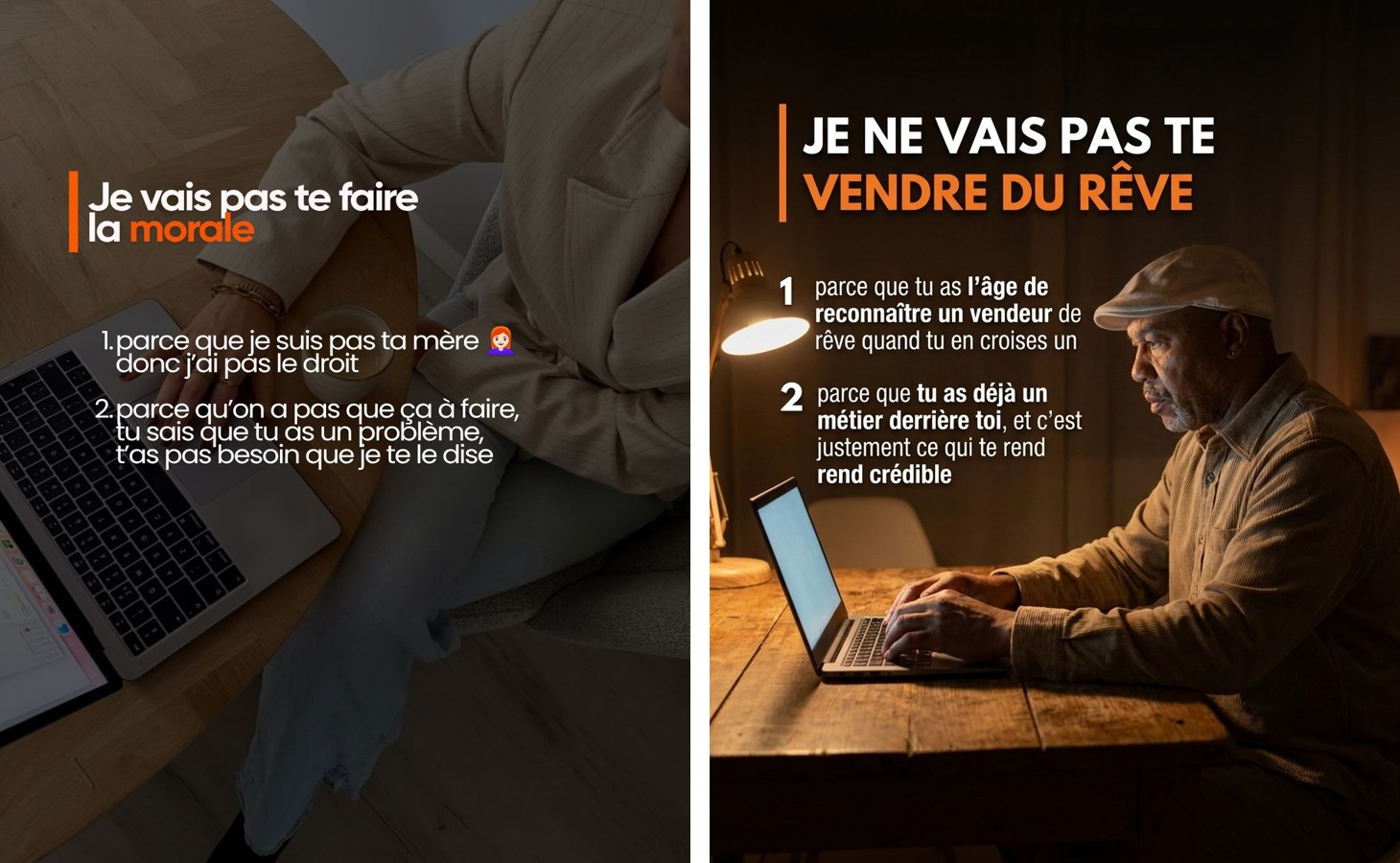 Slide 4 — marketing digital, débuter après 40 ans