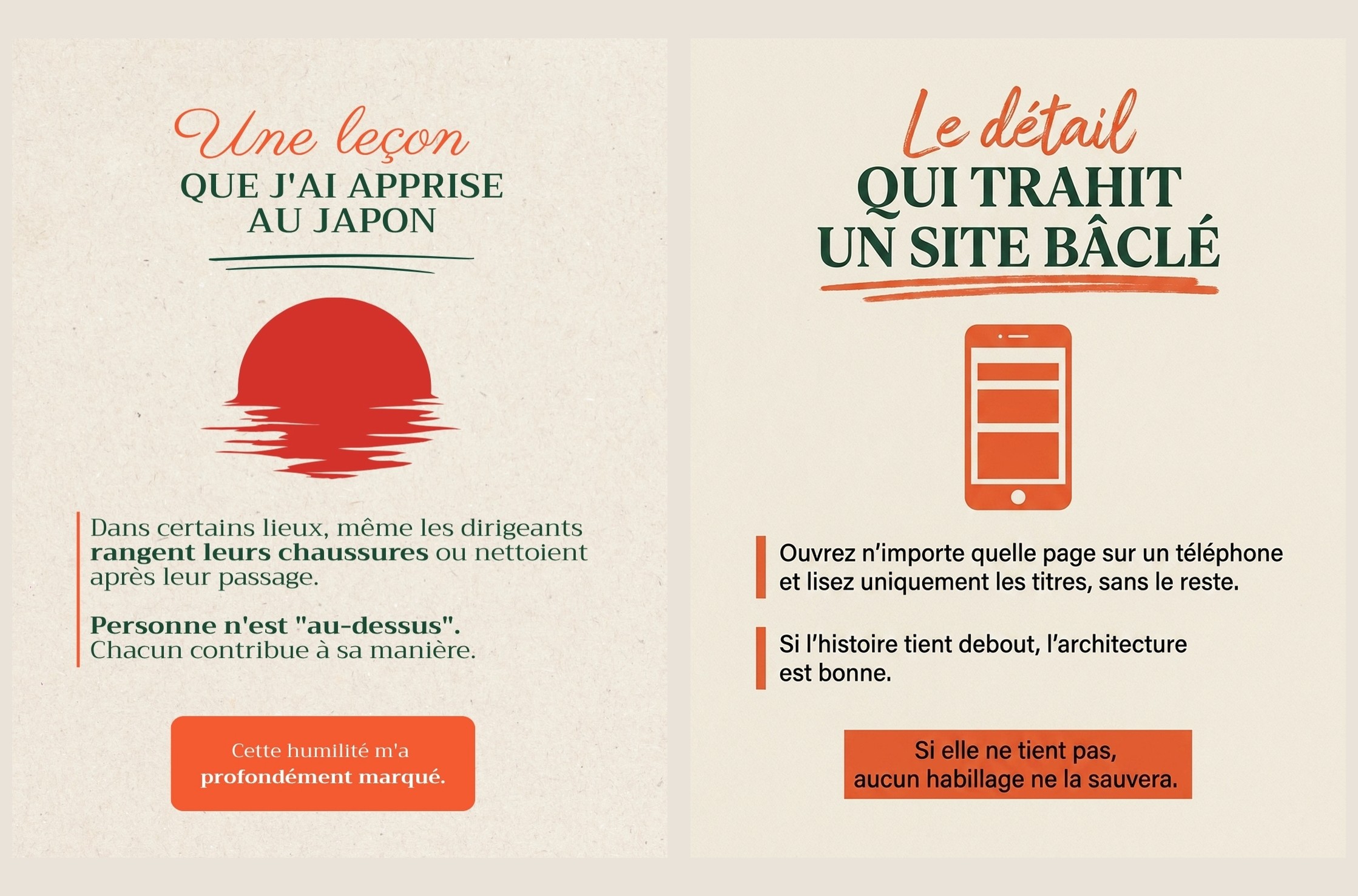 Slide 6 — Architecture de contenu web