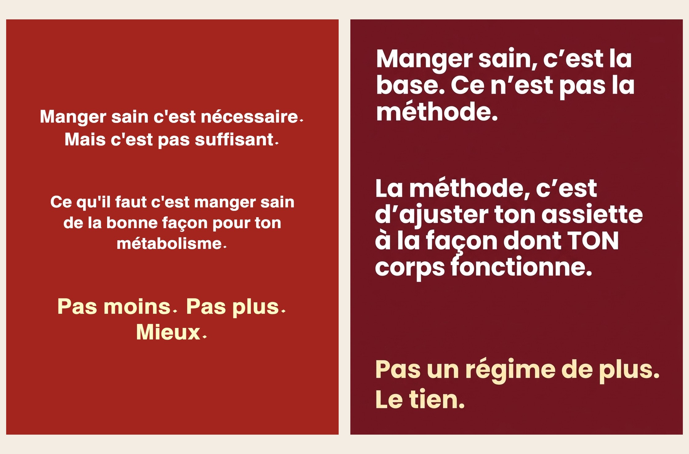 Slide 7 — Perte de poids et métabolisme
