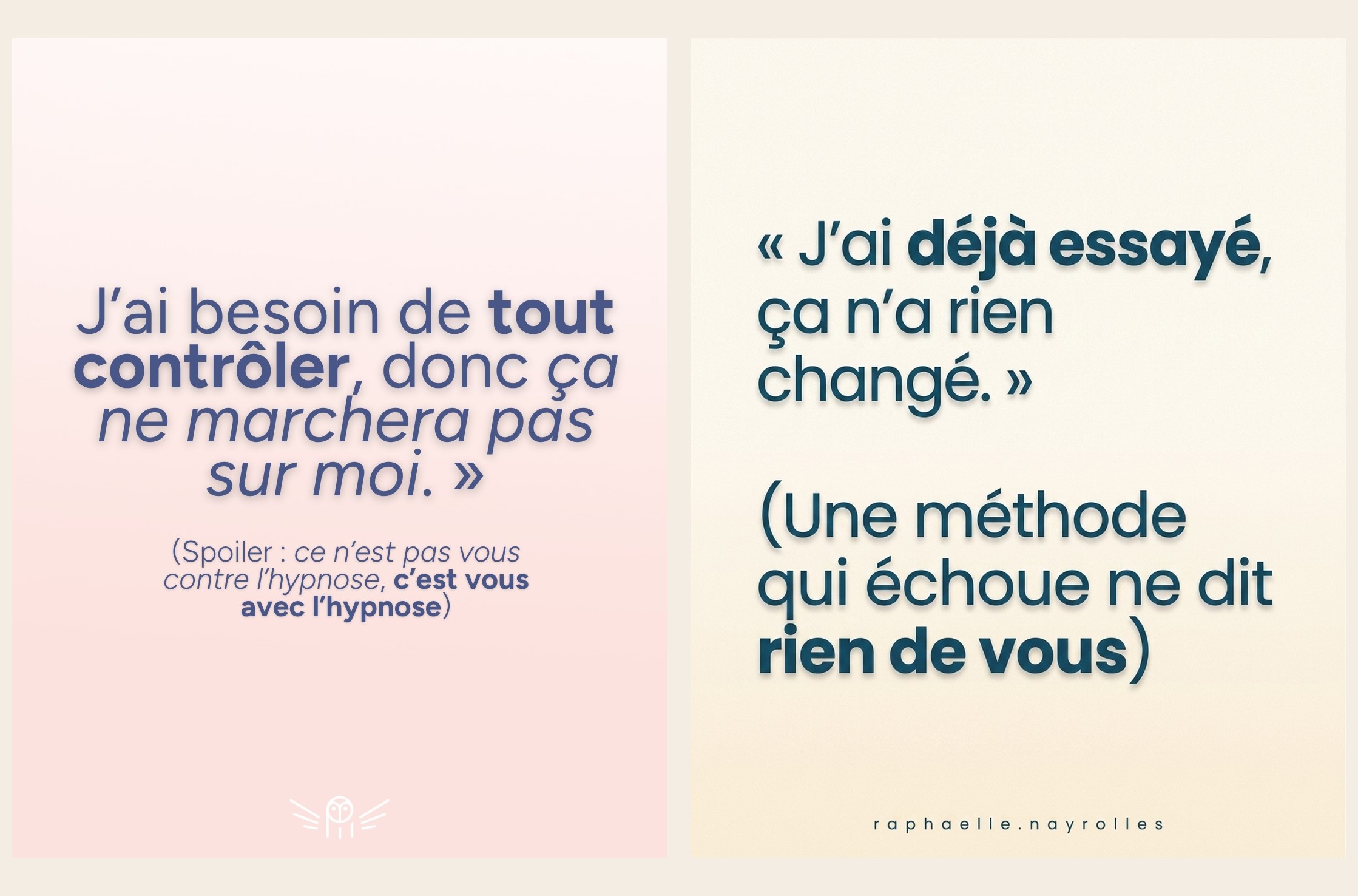 Slide 3 — Les phrases qui gardent en place