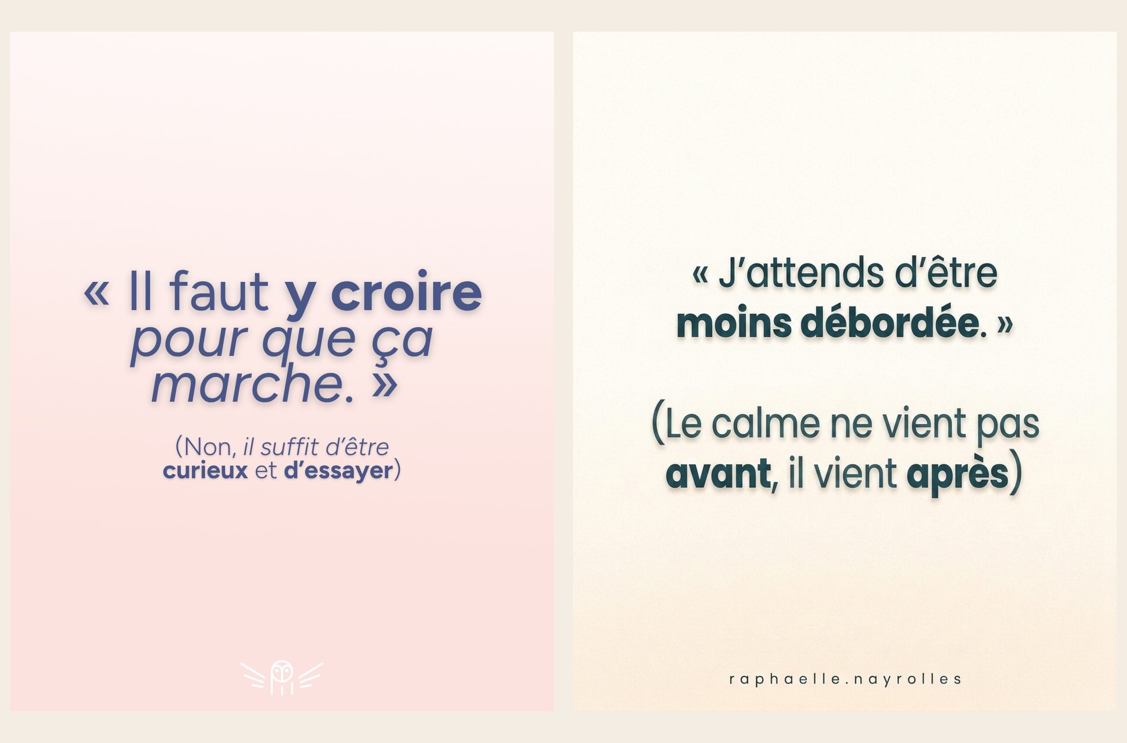 Slide 6 — Les phrases qui gardent en place
