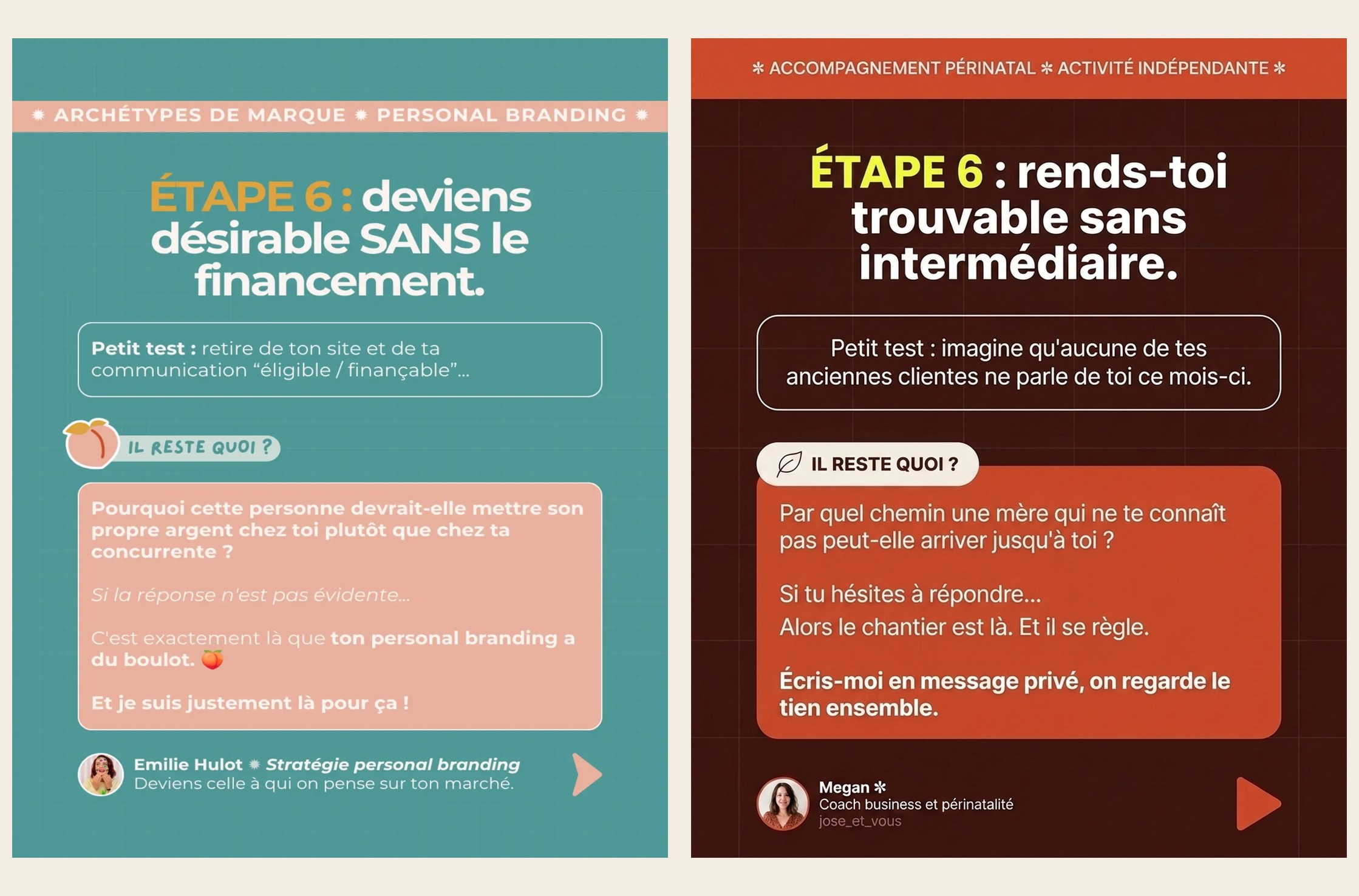 Slide 10 — Vivre de son accompagnement périnatal