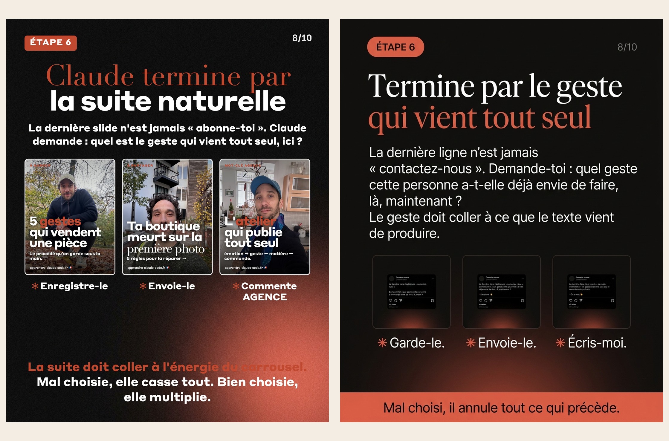 Slide 8 — Publier quand on est avocat