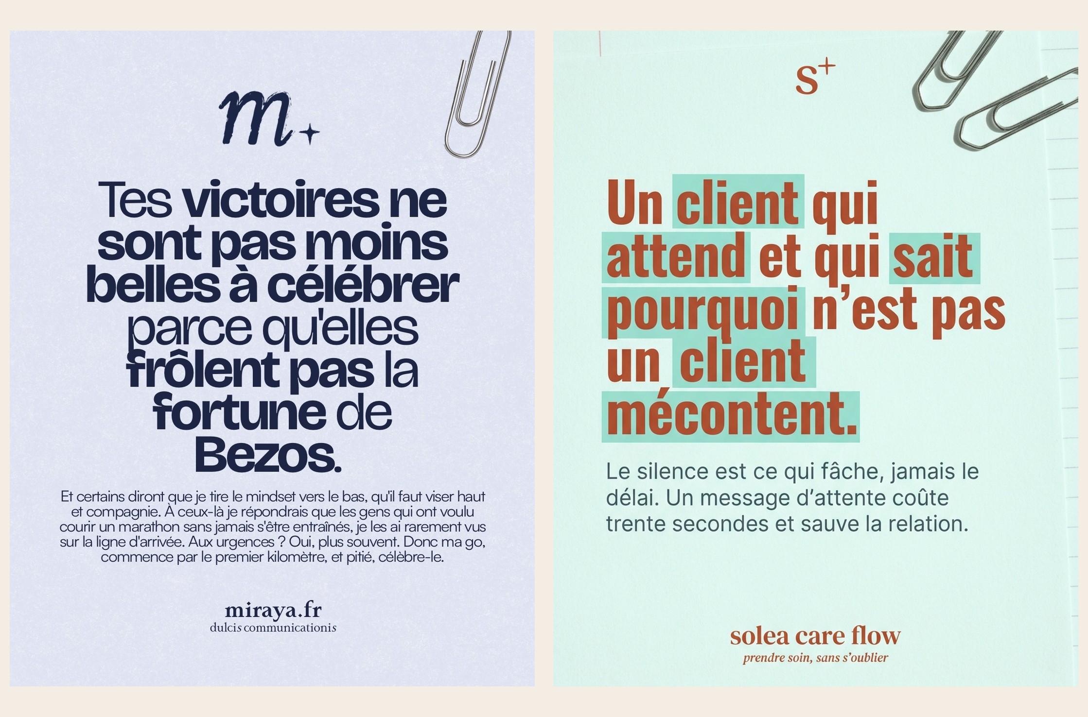 Slide 8 — Relation client