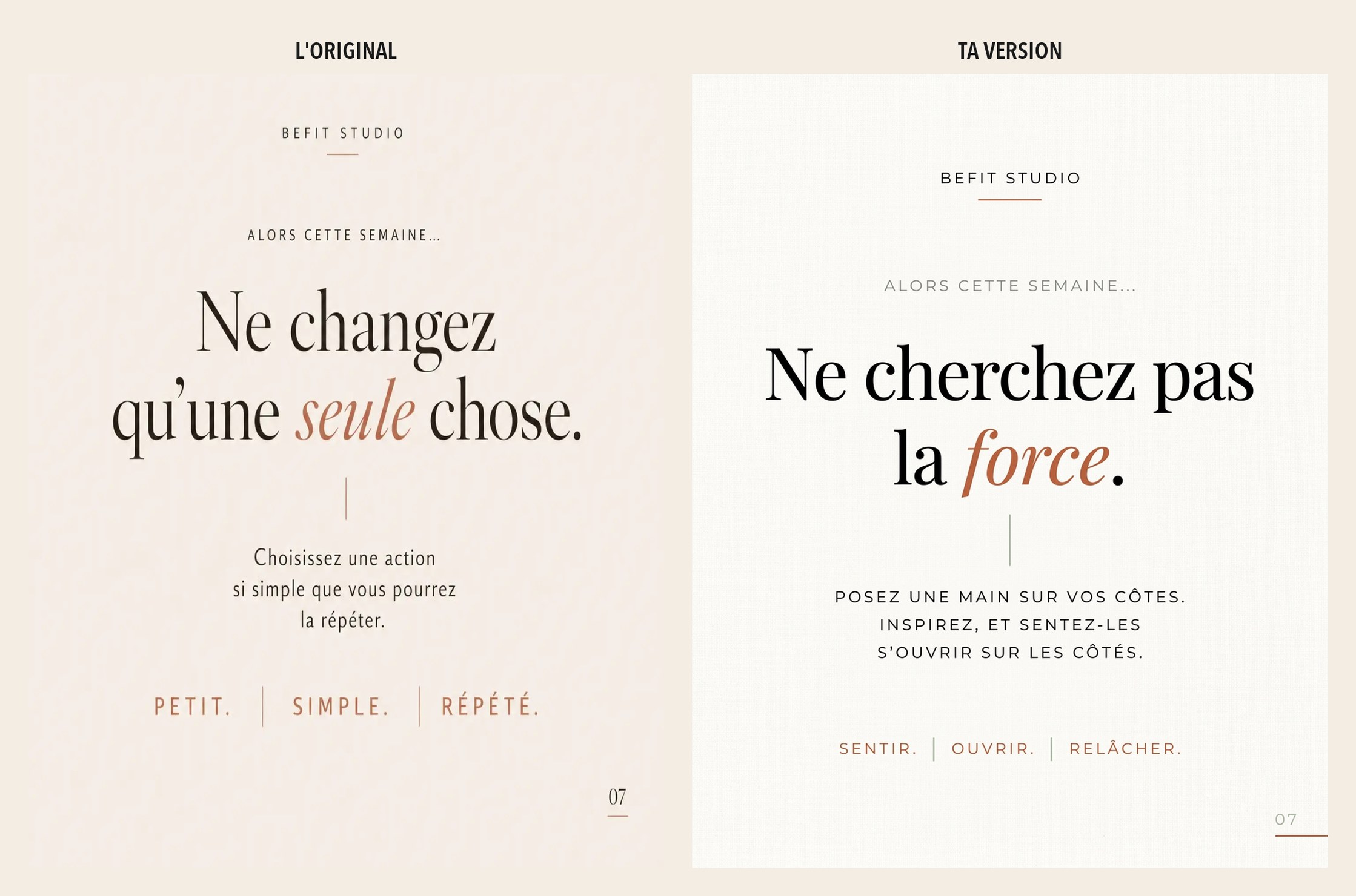 Slide 7 — Fitness, pilates et pilates santé