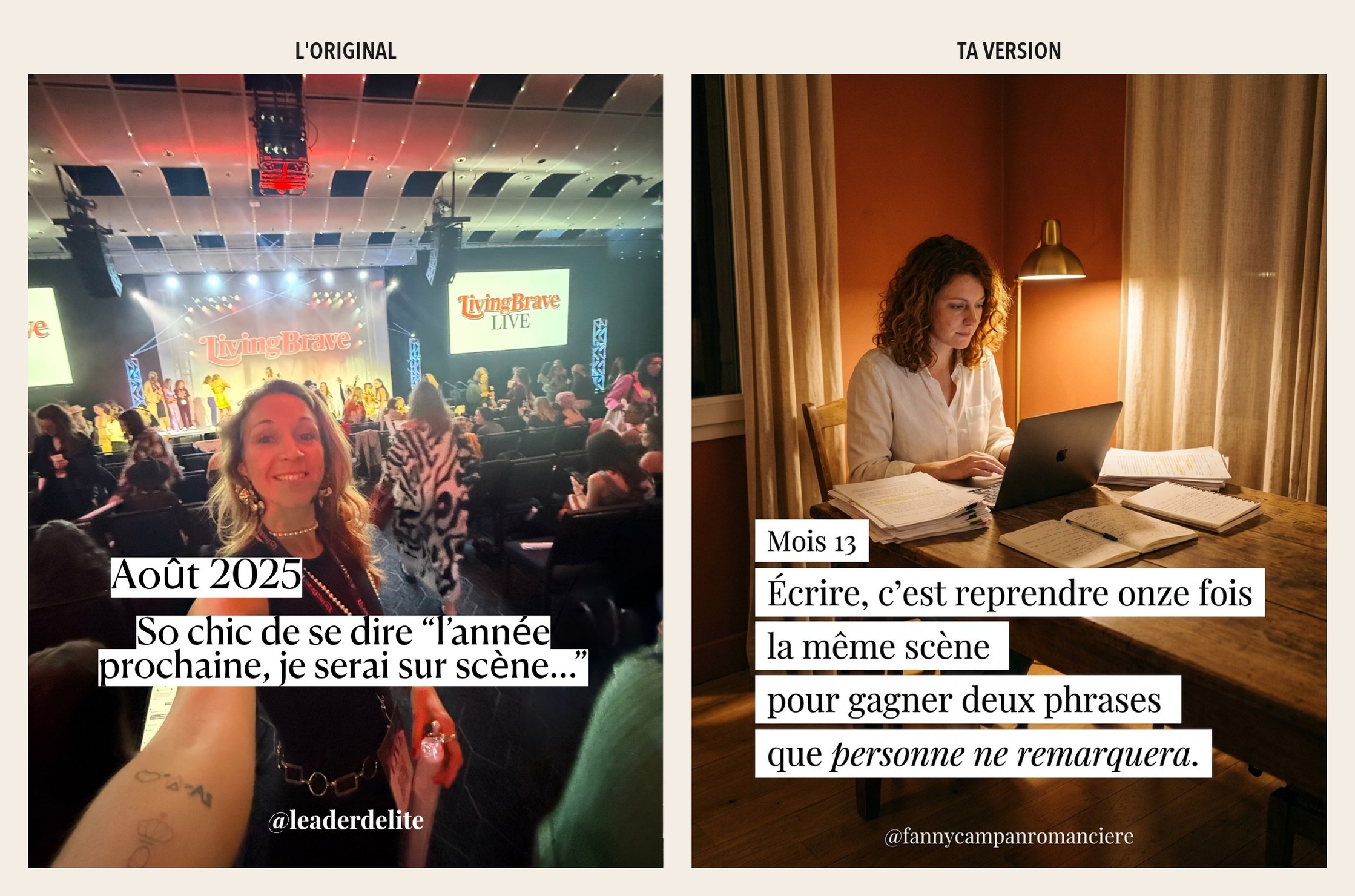 Slide 8 — Écrire un roman, mois par mois