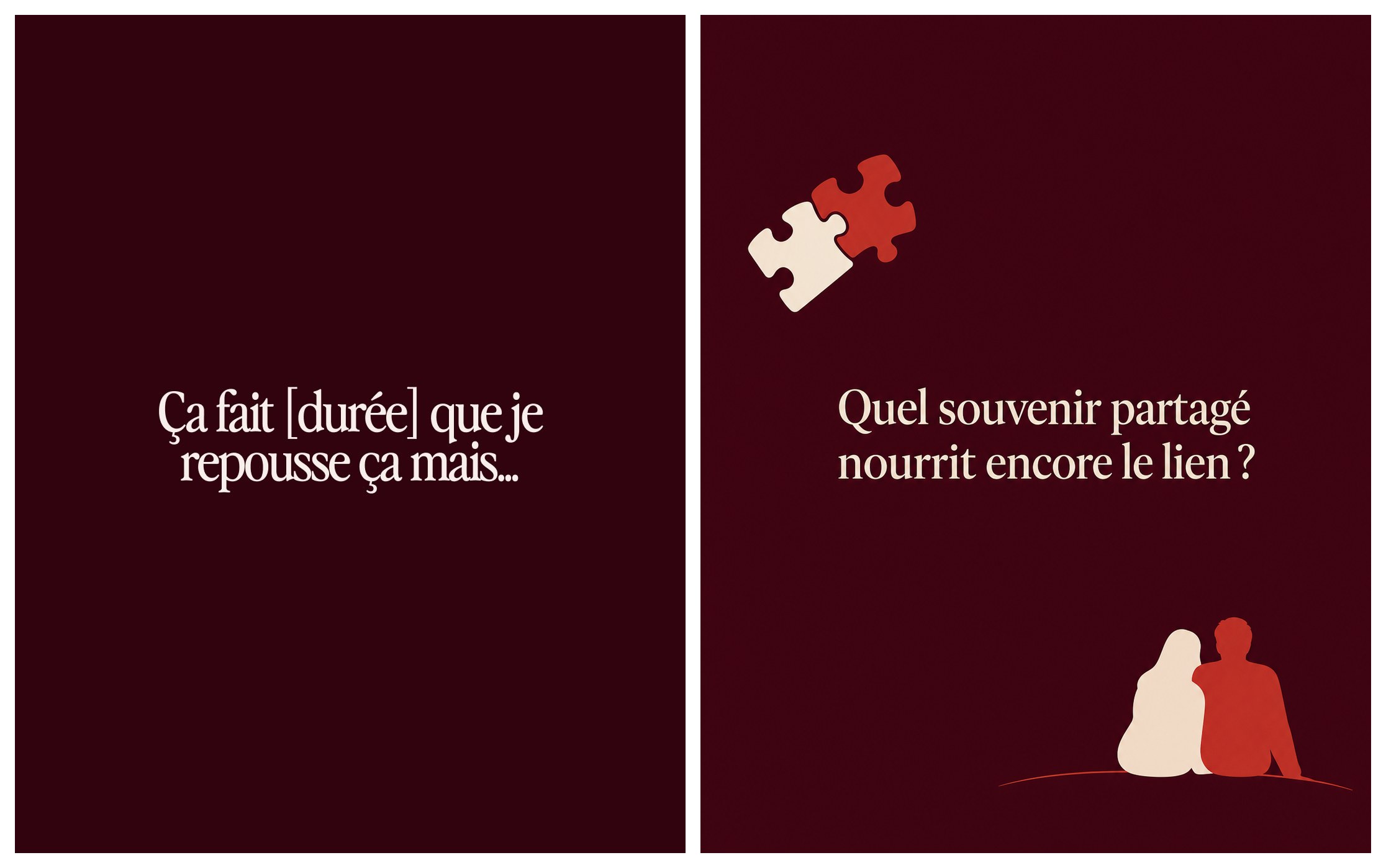Slide 8 — Thérapie de couple. Ici les 10 questions à poser à son sa partenaire pour remettre du lien