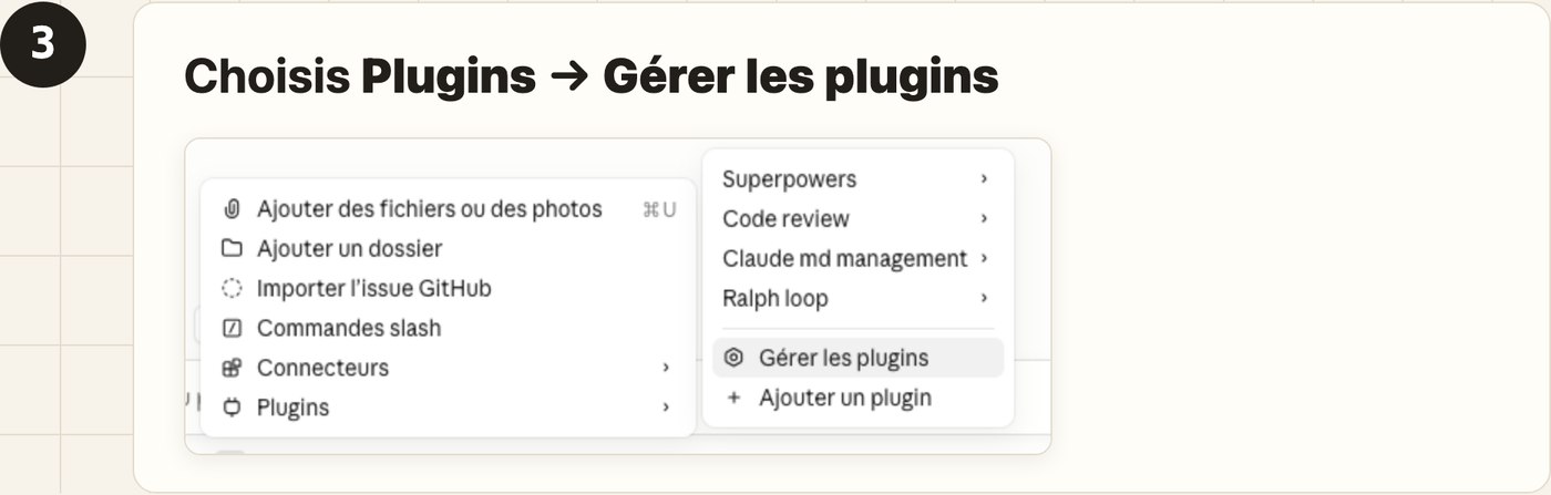 Étape 4 de l'installation guidée