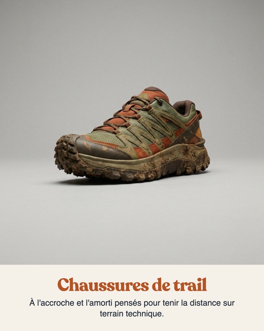 Carrousel gear trail rejoué par le moteur : les chaussures de trail