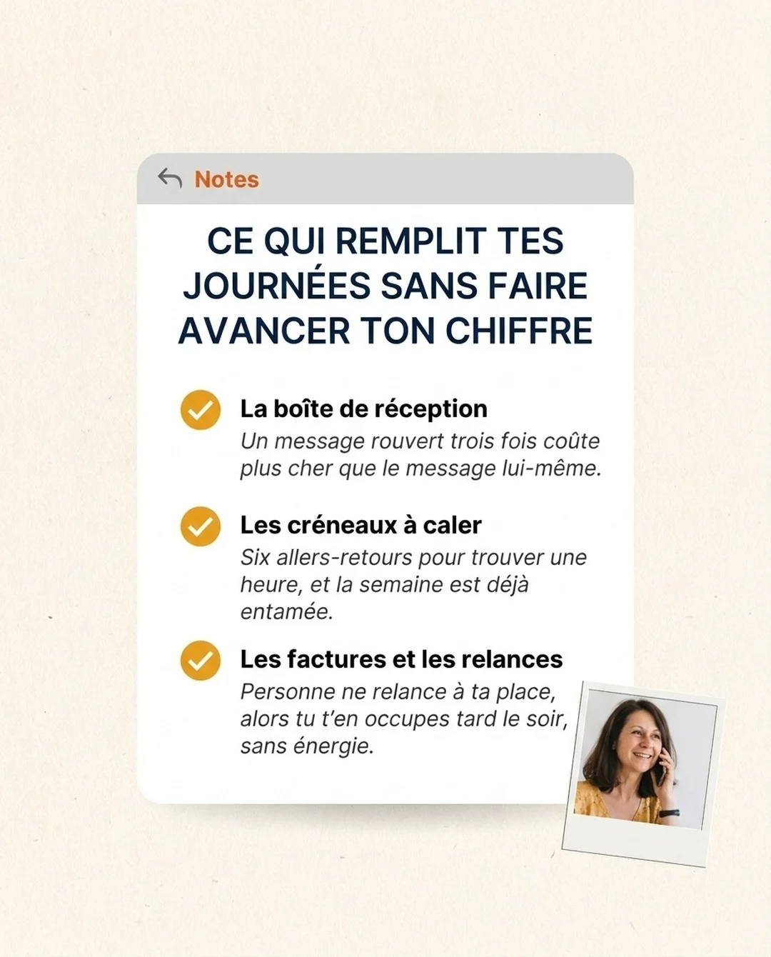 Le post cloné, refait pour un autre sujet : Assistante virtuelle et coach sportive