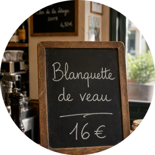 Restauratrice, Photo de profil recadré