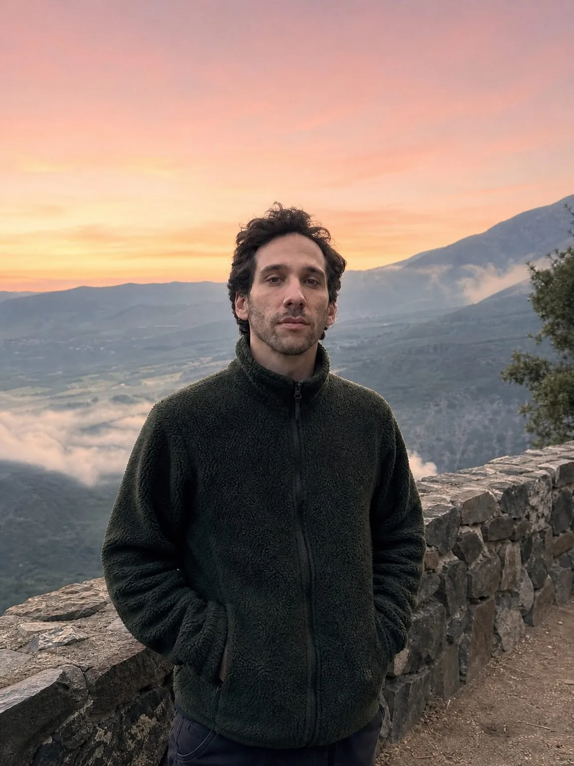 La lumière d'une aube d'hiver